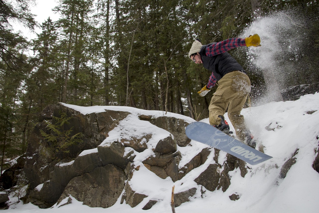 Image - snowboarding snowboard jump snow