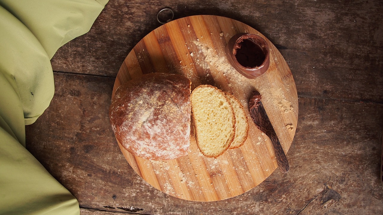 Image - bread slice spread dough flour