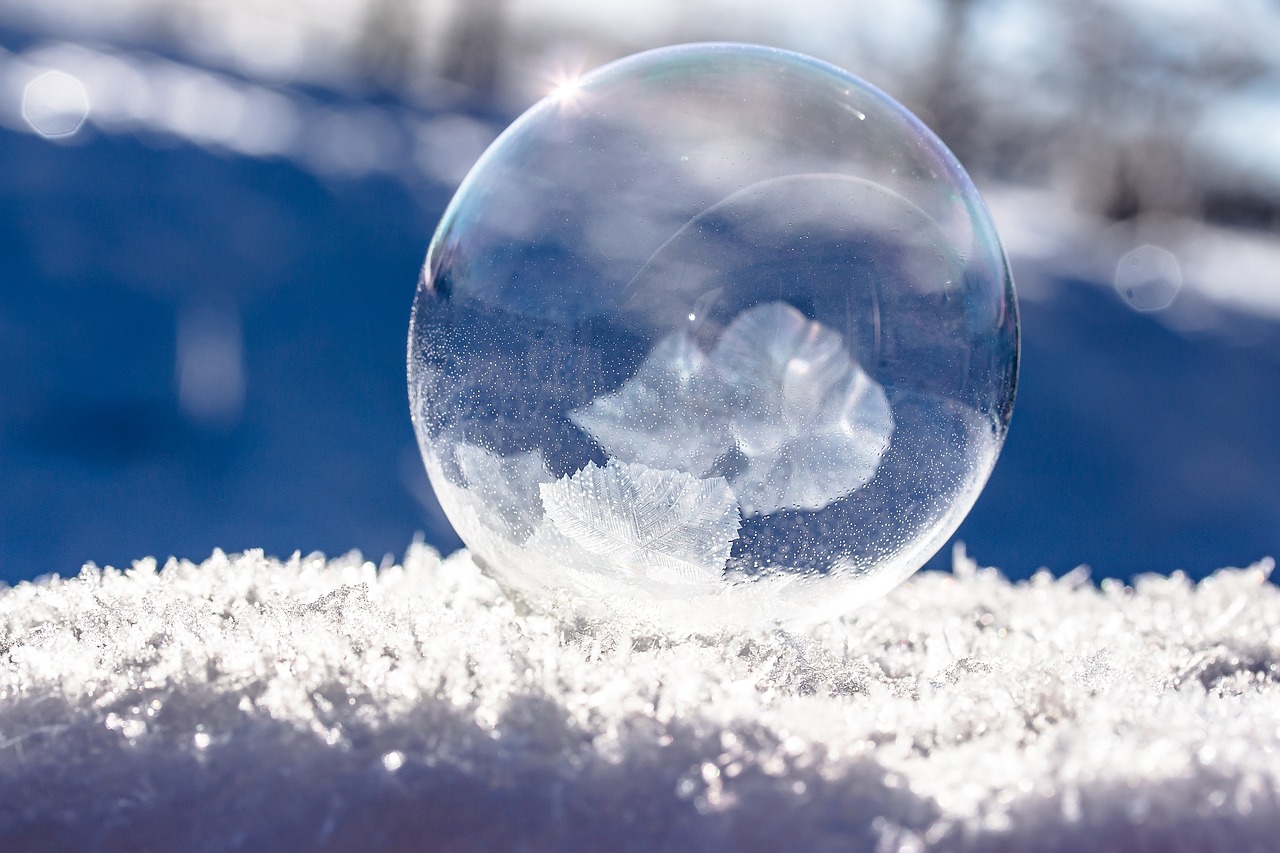 Image - frozen bubble soap bubble frozen