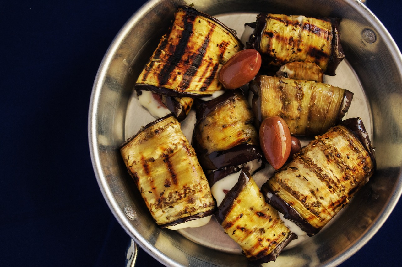 Image - grilled vegetable rolls eggplant