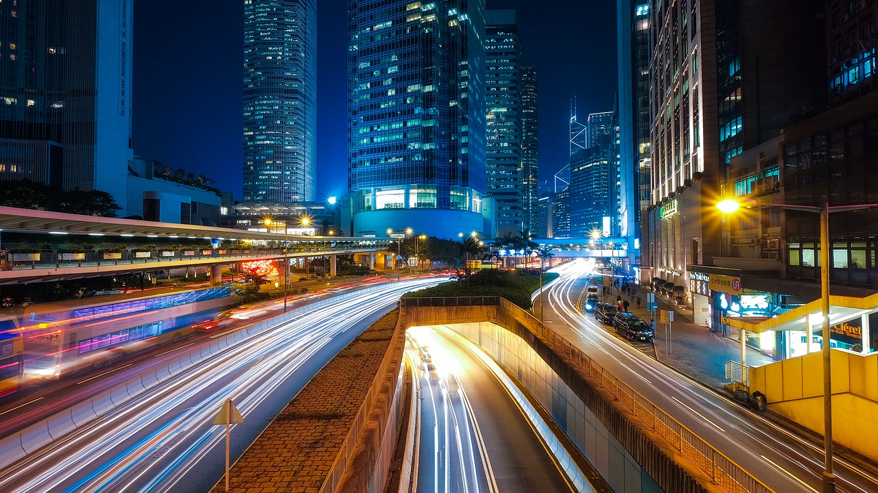 Image - hong kong city urban skyscrapers