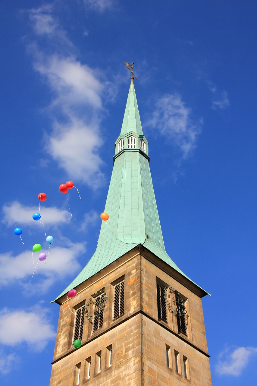 Image - building church steeple balloon