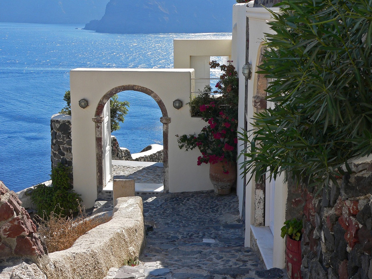 Image - santorini view to the sea