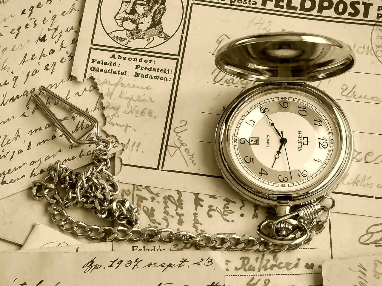 Image - hour s pocket watch old time