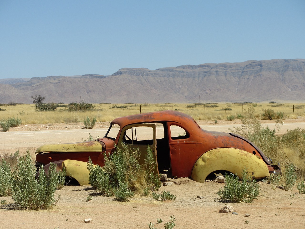 Image - namibia oldtimer auto rusted