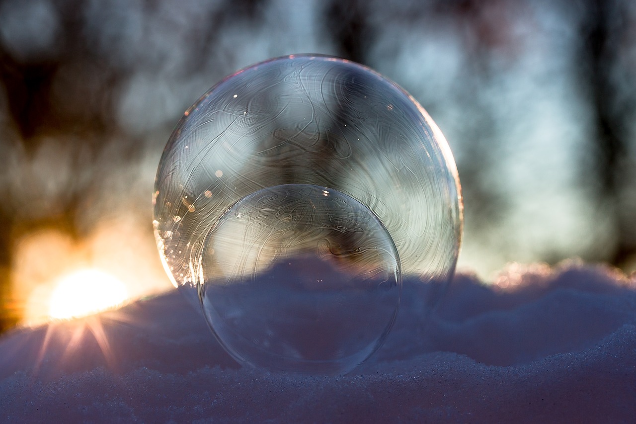 Image - frozen seifenblasen soap bubbles