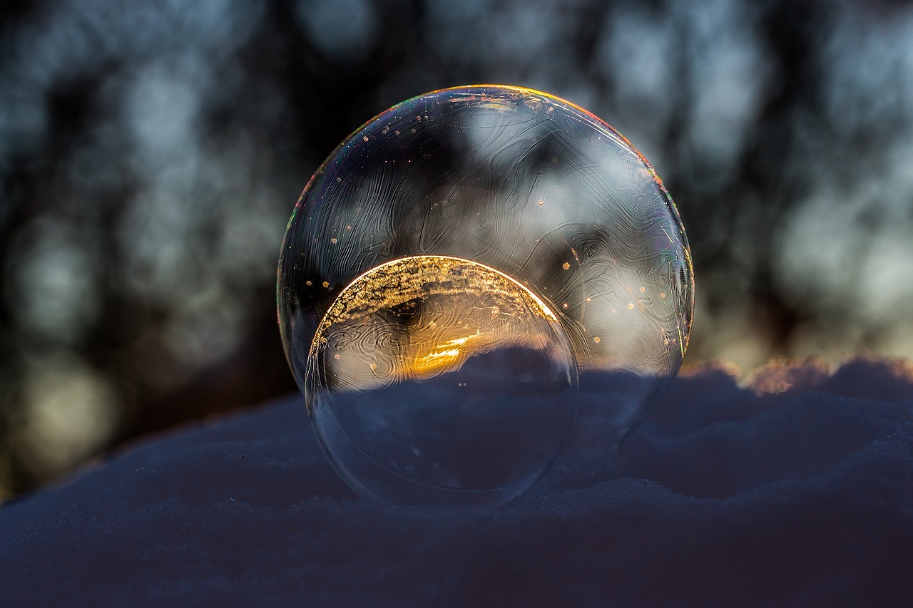 Image - frozen seifenblasen soap bubbles