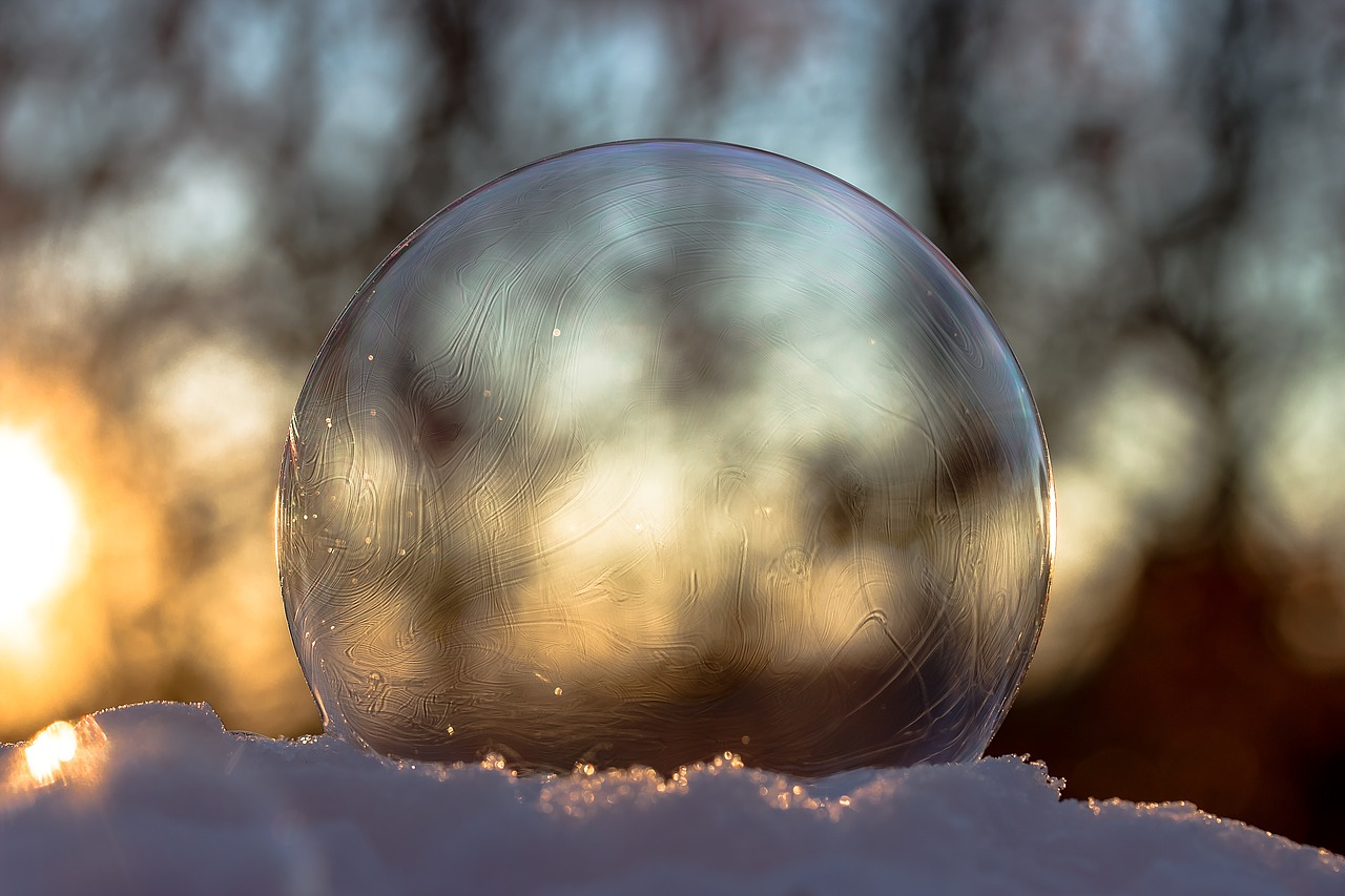 Image - frozen bubble soap bubble