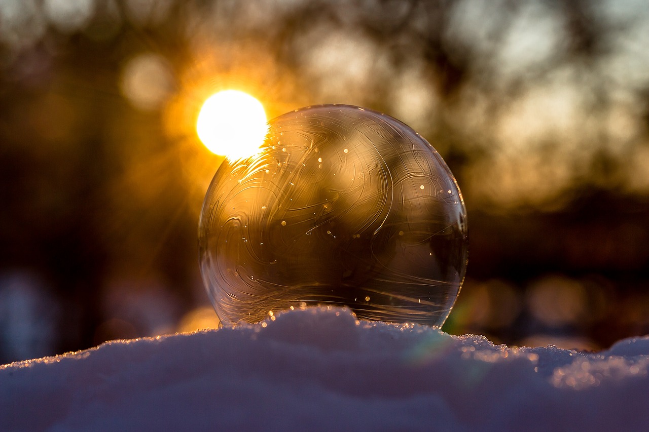 Image - frozen bubble soap bubble