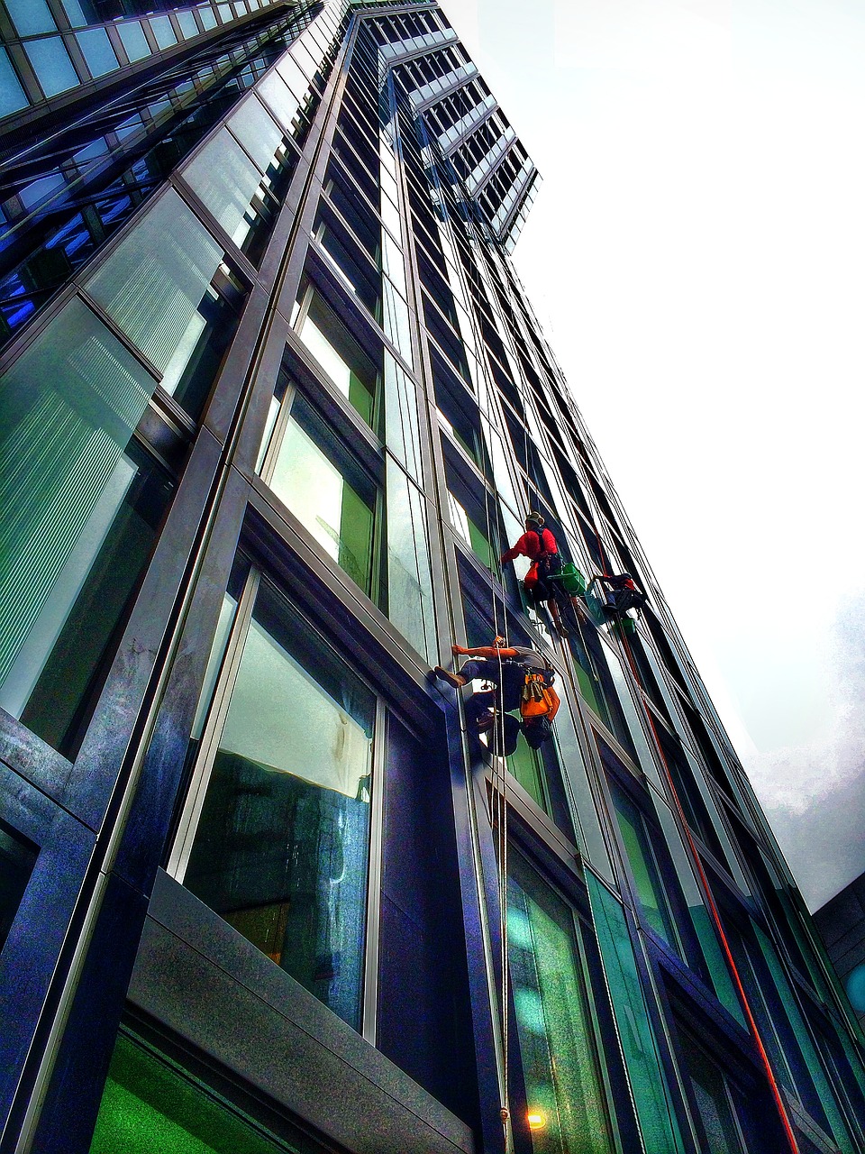 Image - skyscraper work window cleaner