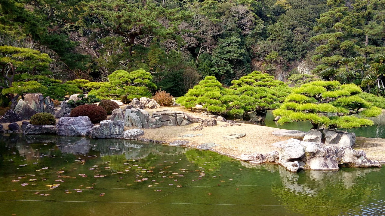 Image - ritsurin garden shikoku japan pine