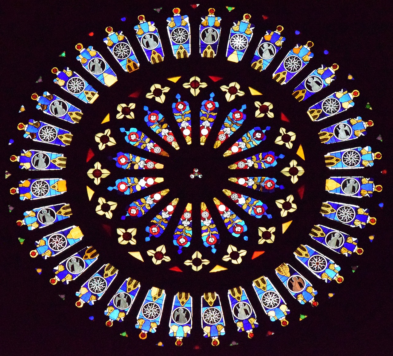 Image - rose window church cathedral