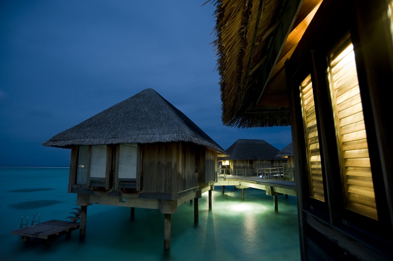 Image - maldives summer night