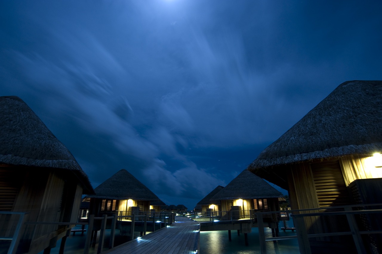 Image - maldives summer night