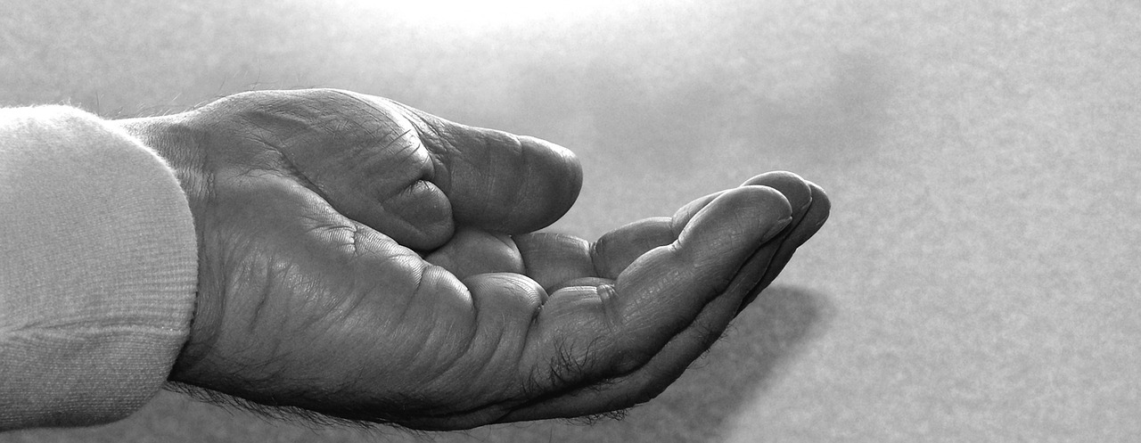 Image - hand open hand hands give