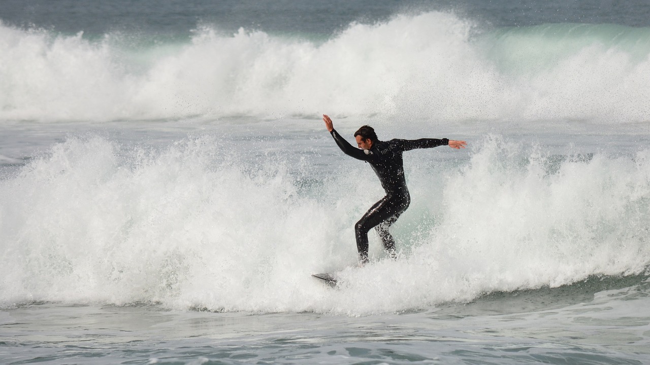 Image - surfing ocean surfer wave male