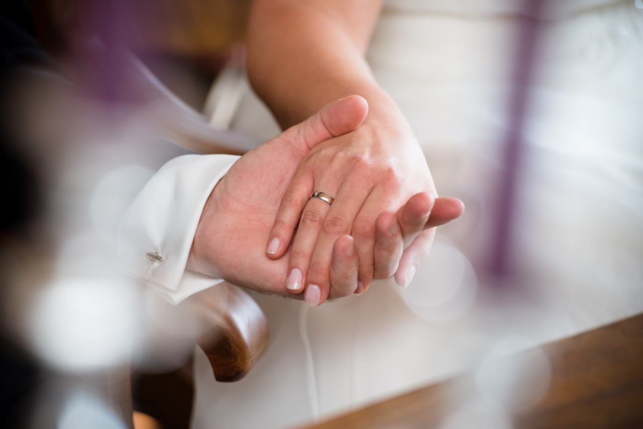 Image - marry wedding hands bride and groom