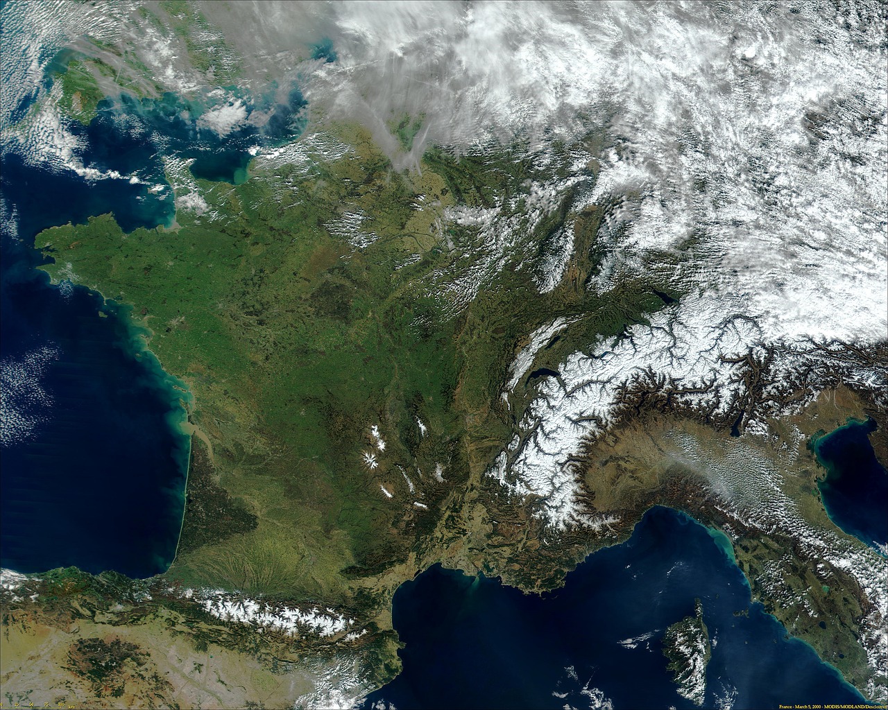 Image - france europe space cosmos view