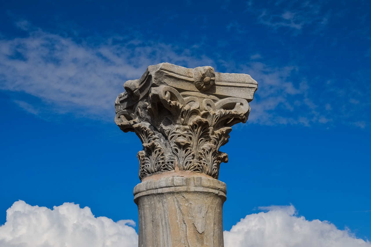 Image - cyprus kourion ancient site column