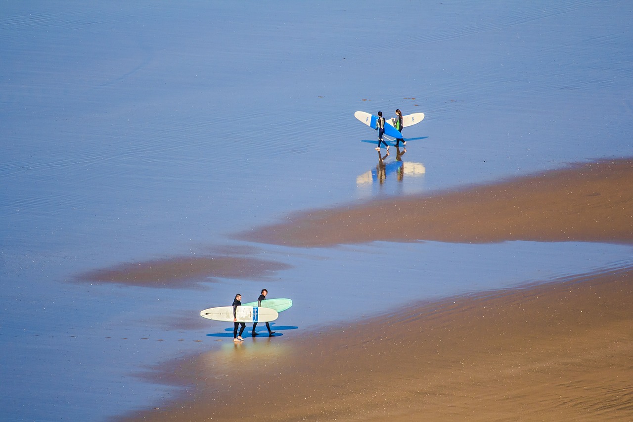 Image - beach ocean surfing sport wales