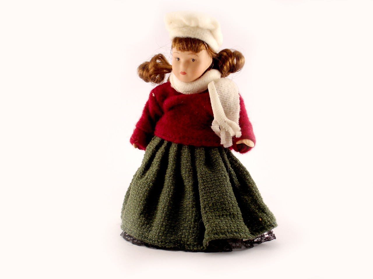 Image - doll toy old toy cloth dress