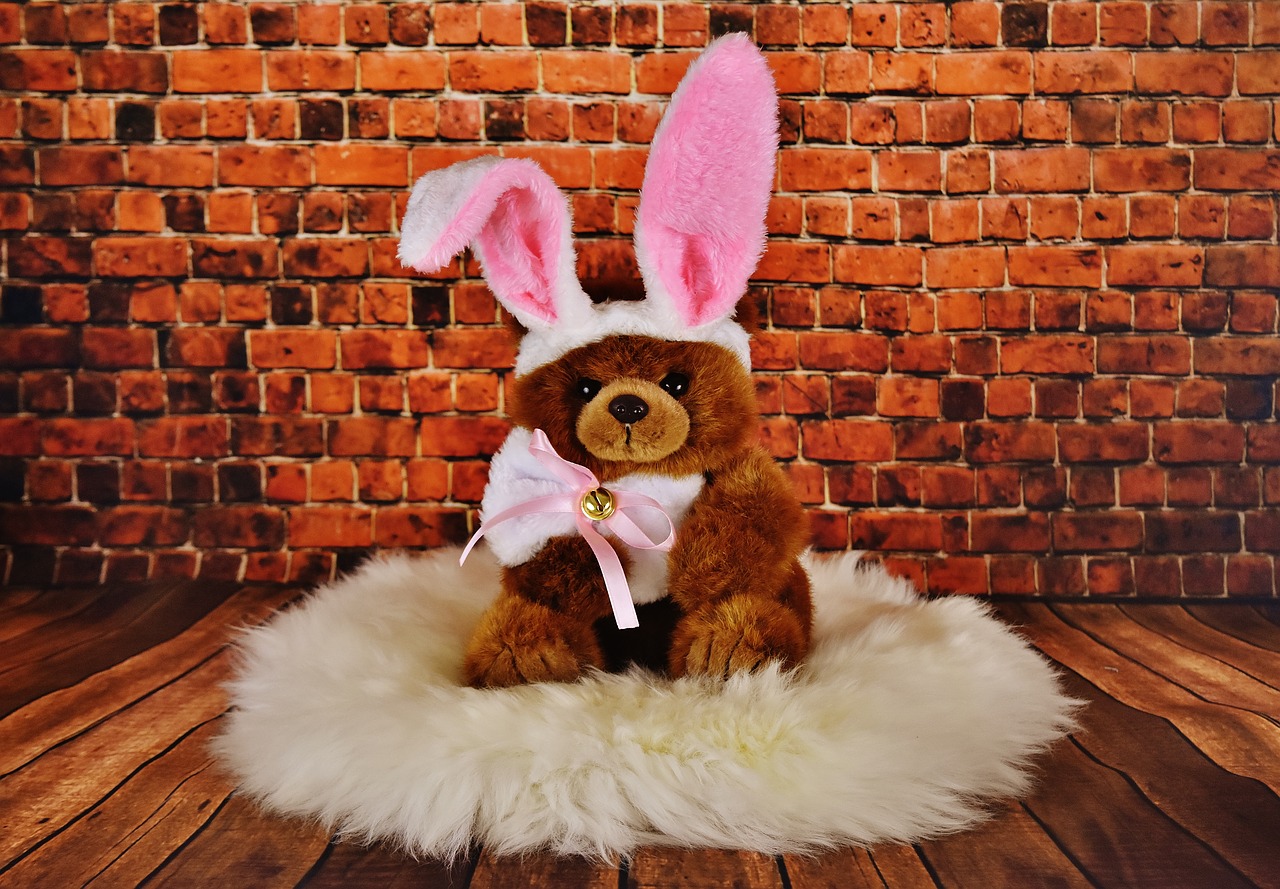 Image - easter soft toy easter bunny cute