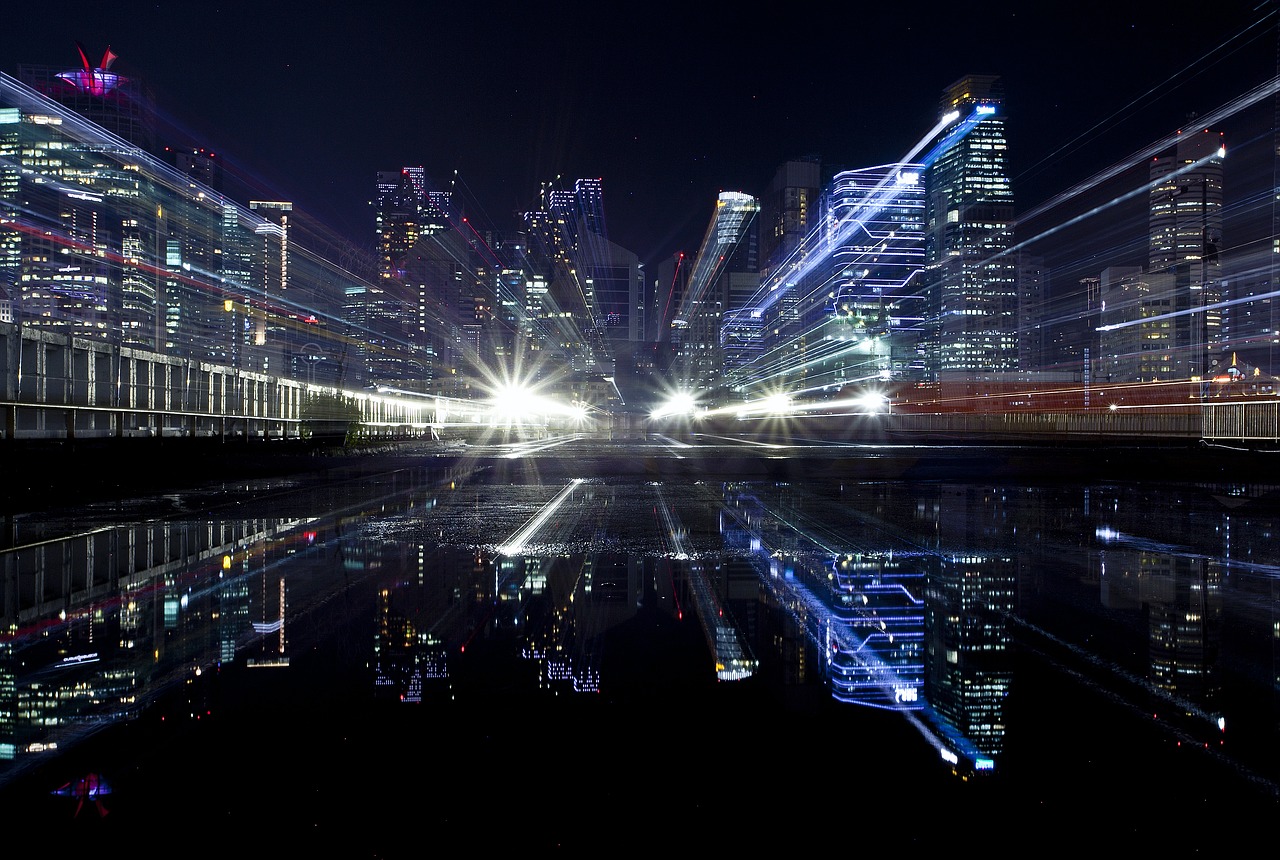 Image - cityscape light zoom city urban