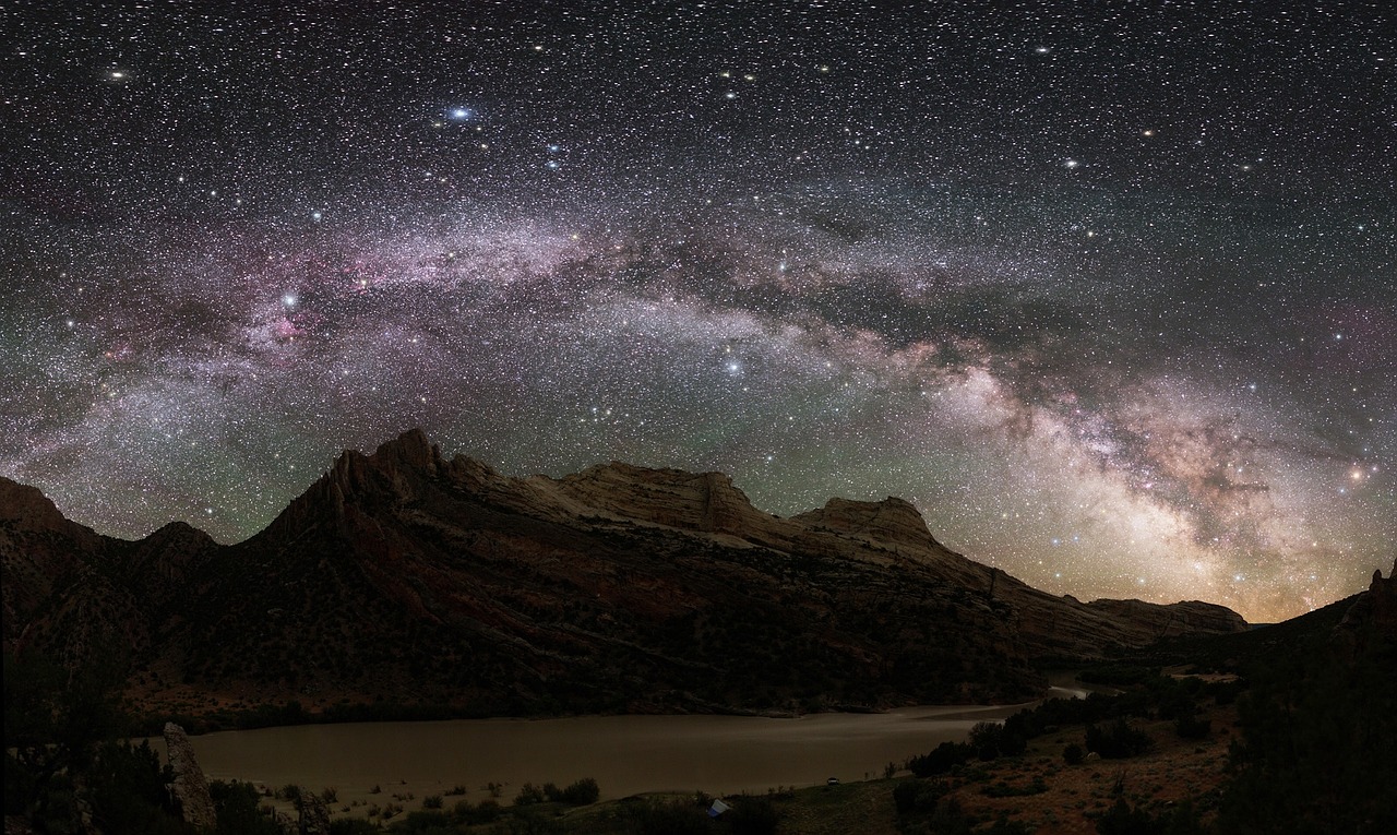 Image - night sky milky way stars cosmos