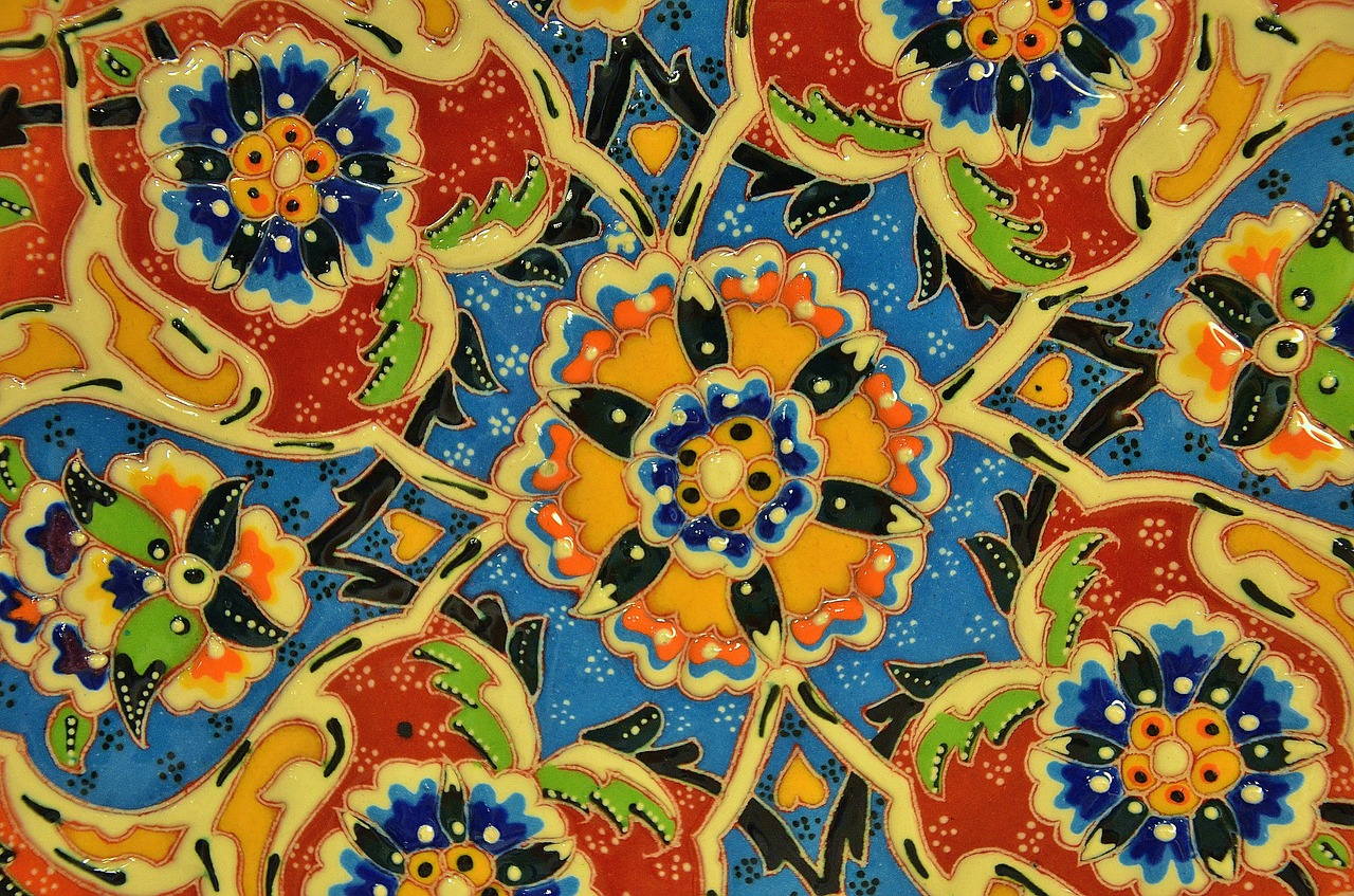 Image - mosaic tile art ceramic colorful