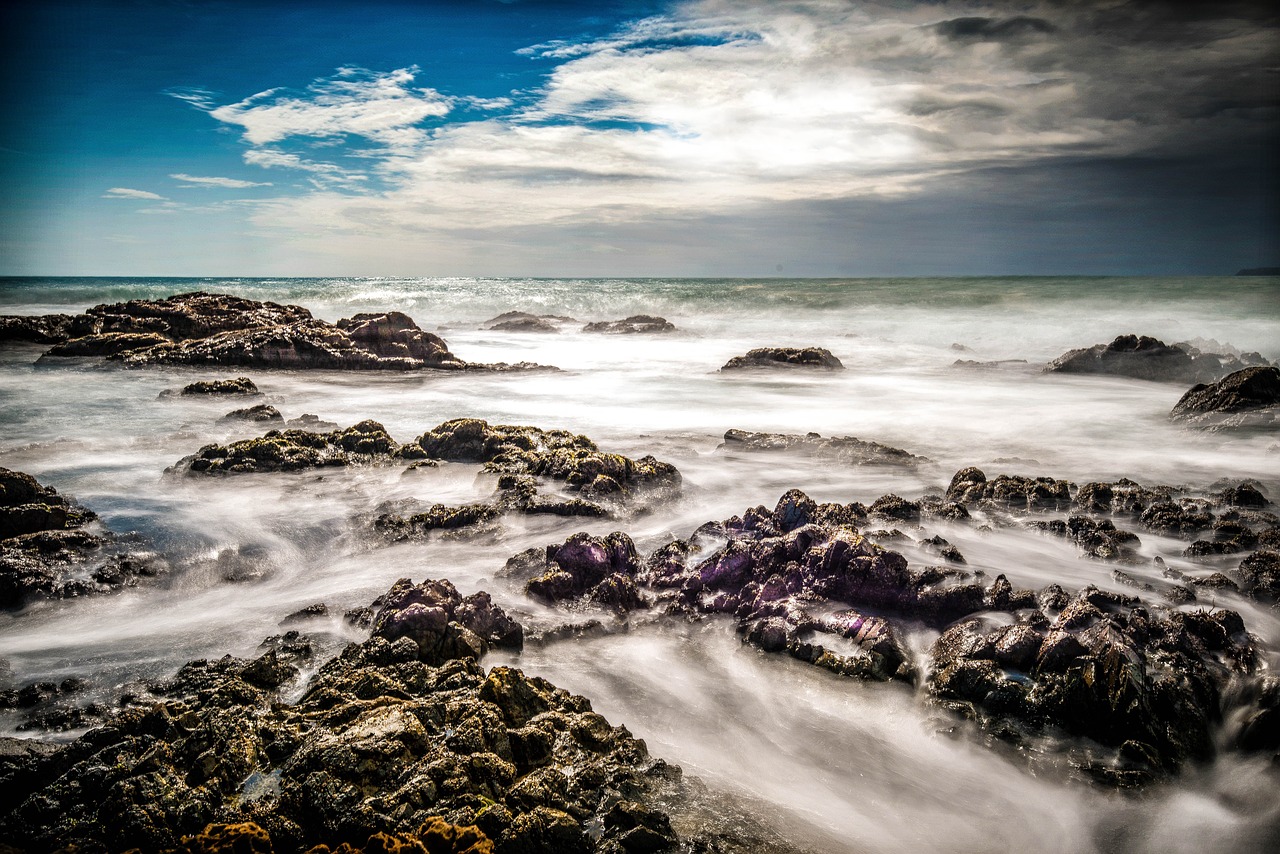 Image - calm sea sea rocks wellington