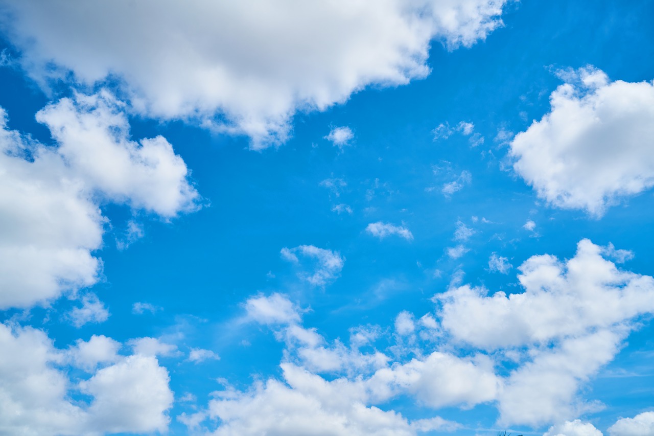 Image - sky blue clouds nature amazing