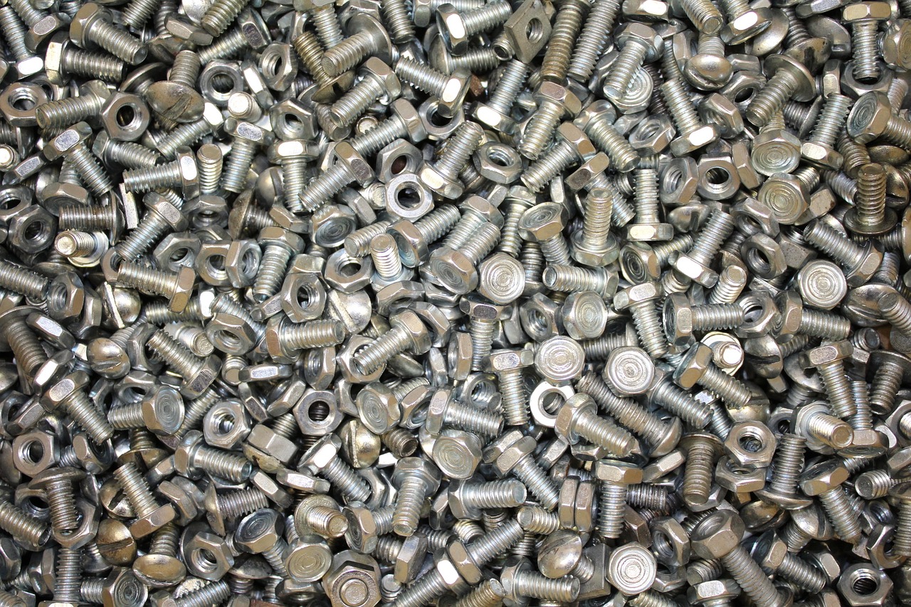 Image - metal bolts and nuts