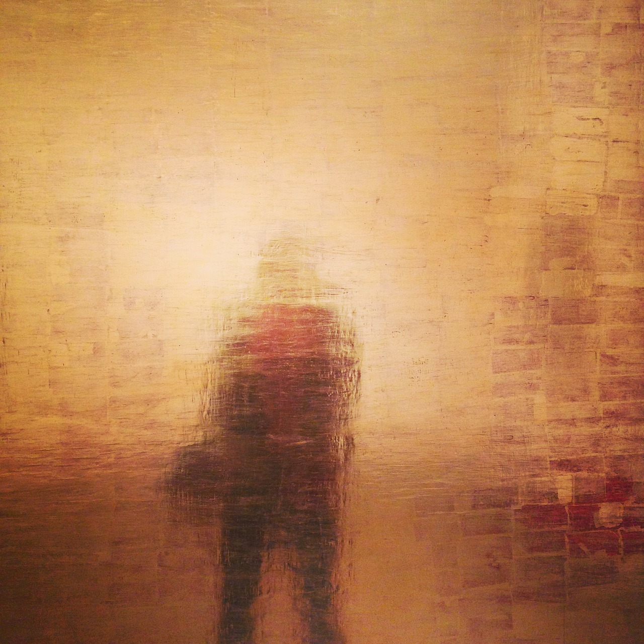 Image - gold abstract portrait silhouette