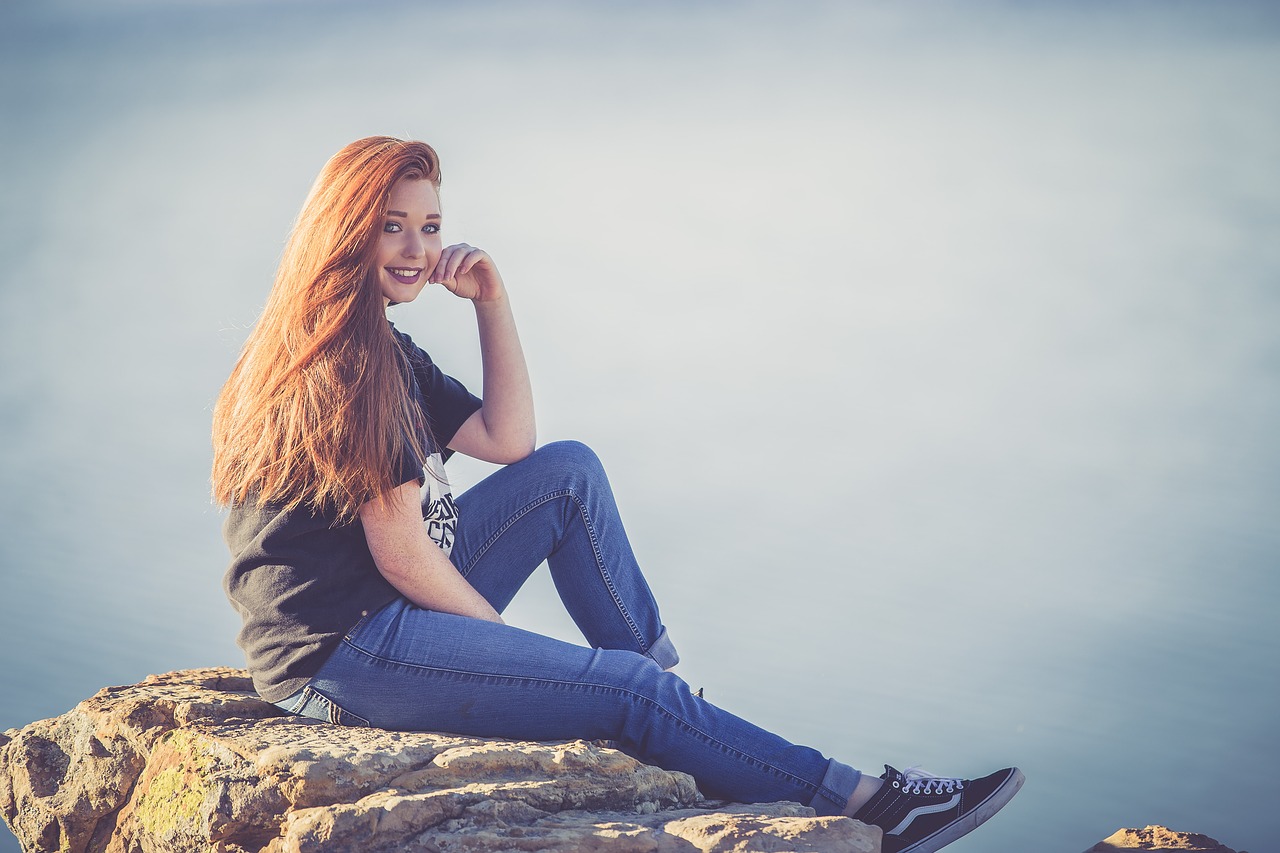 Image - redhead beautiful girl hair