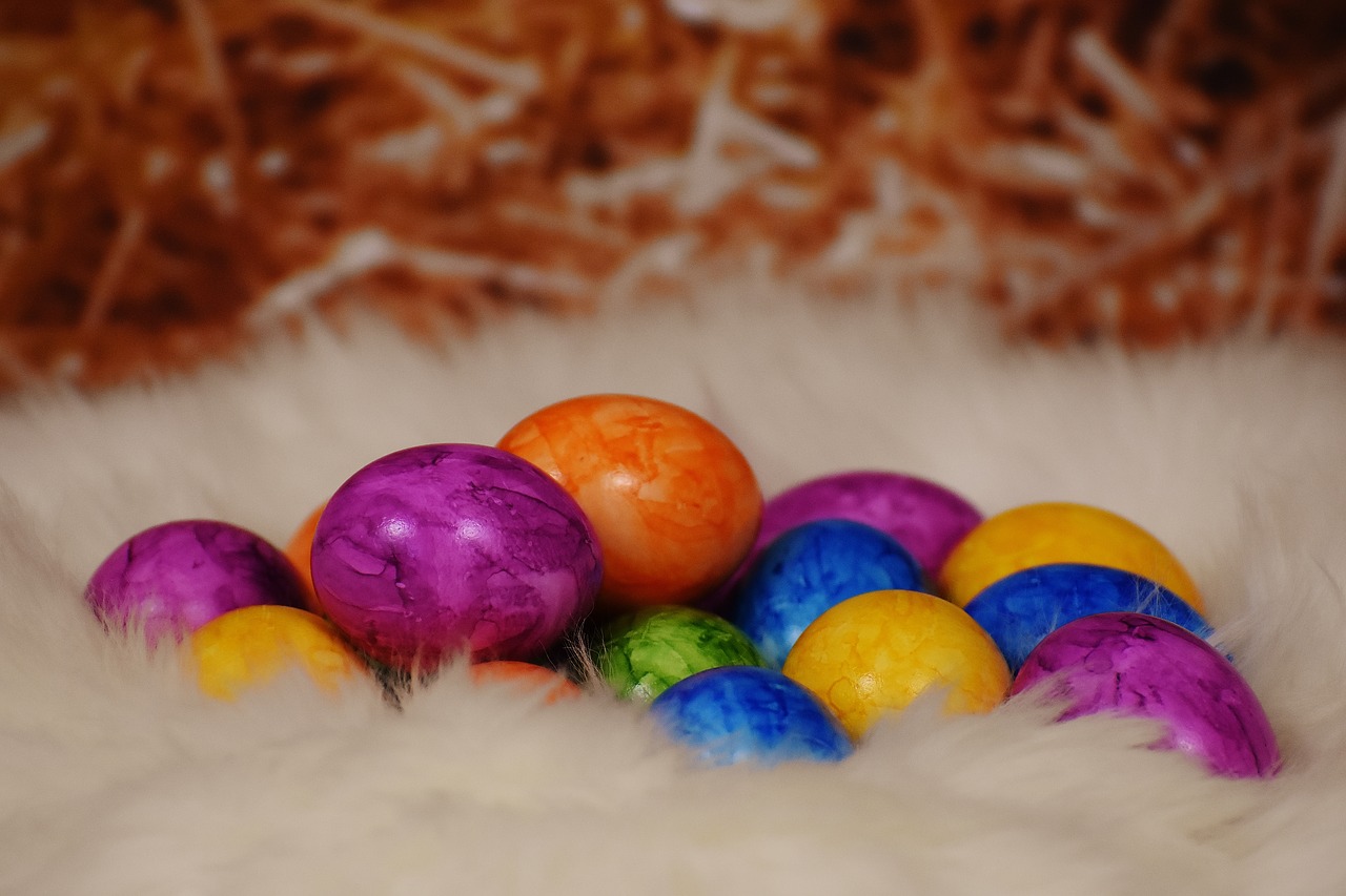 Image - easter easter eggs lambskin