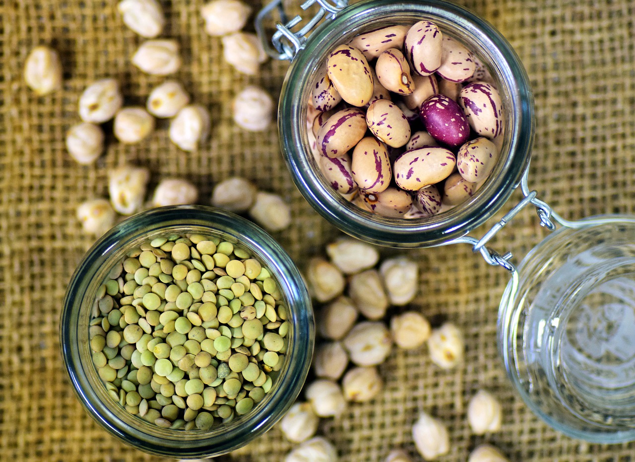 Image - beans lenses quail beans legumes