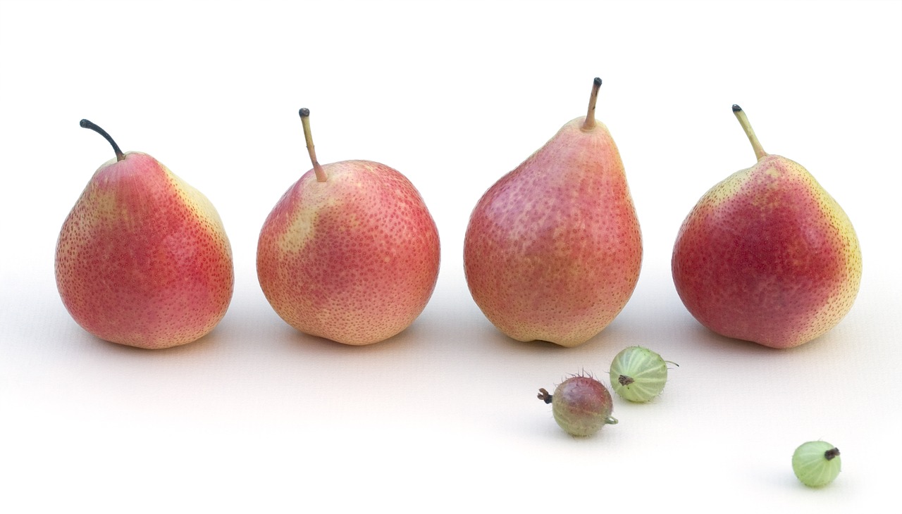 Image - studio white background pears