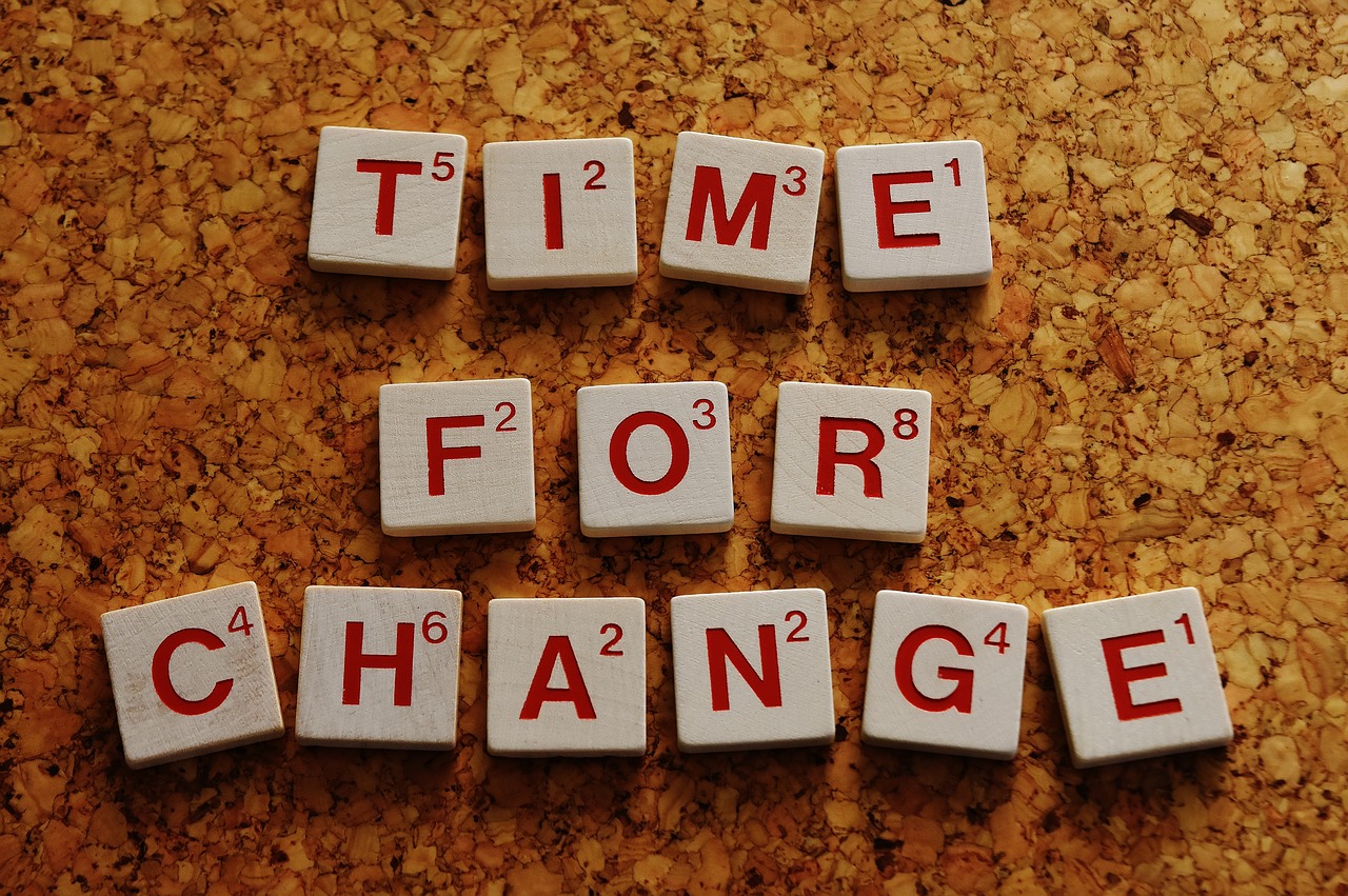 Image - time for a change new ways letters