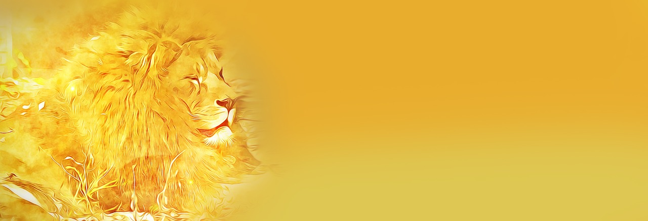 Image - banner digital graphics lion