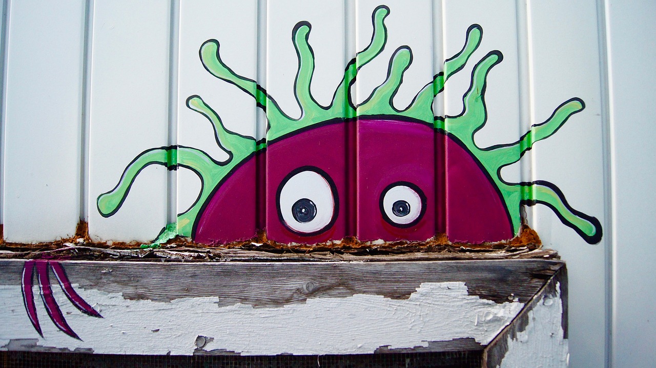 Image - monster wall art cartoon artsy