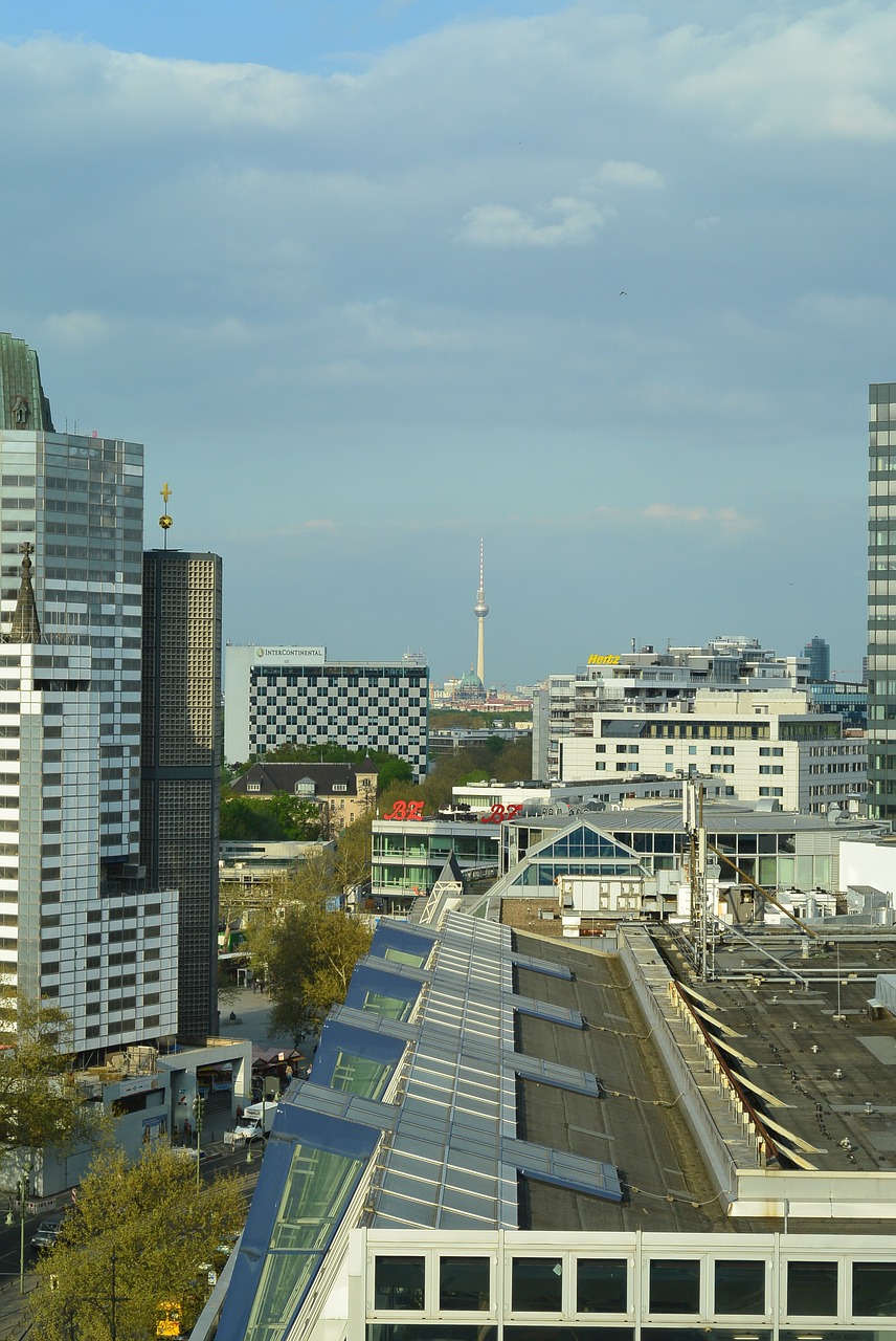Image - berlin city roofs tv tower urban
