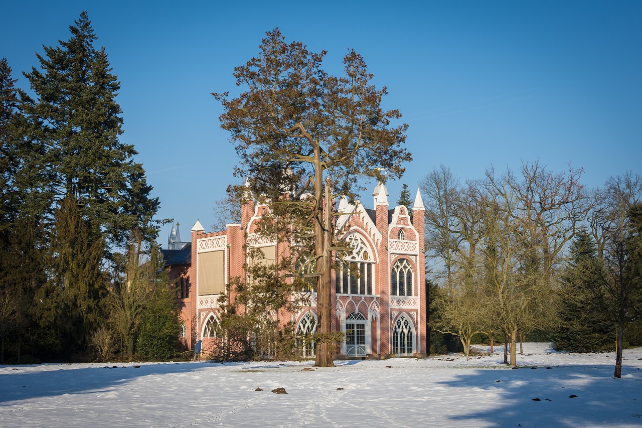 Image - winter park park wörlitz cold snow