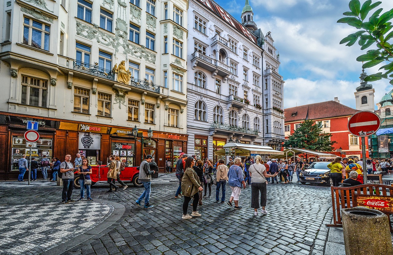 Image - prague street city old town czech