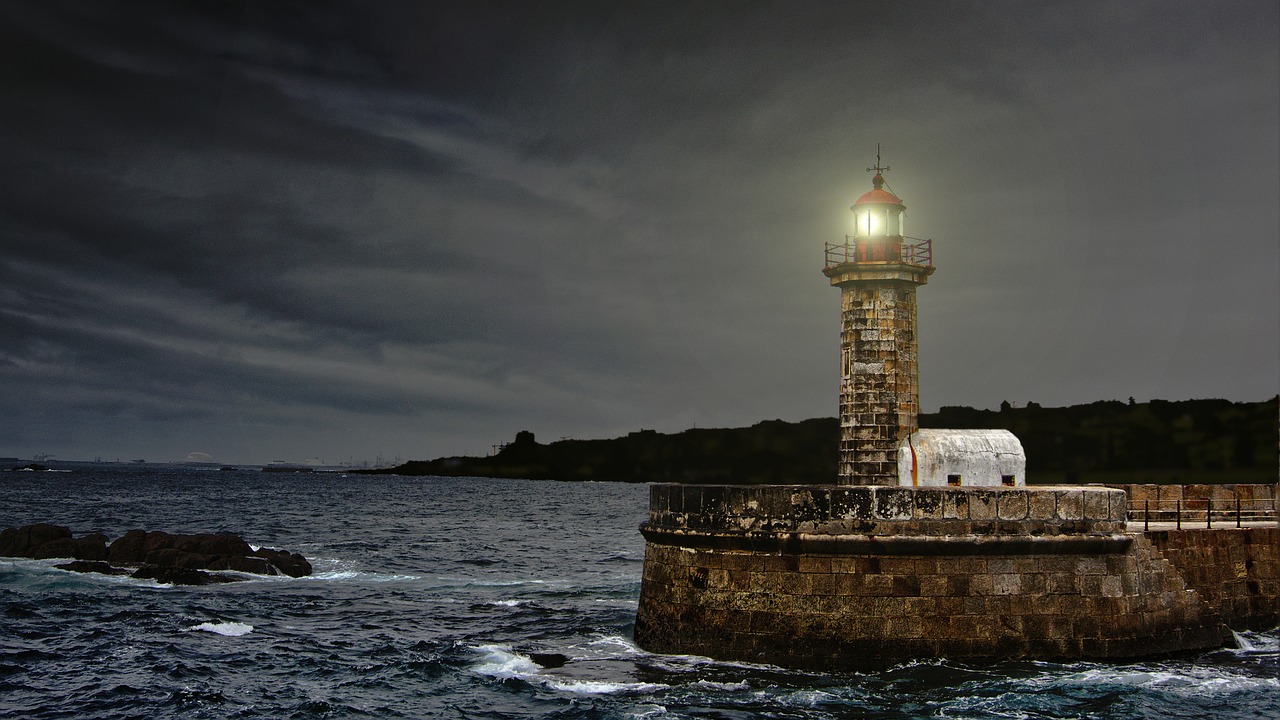 Image - lighthouse coast portugal ocean