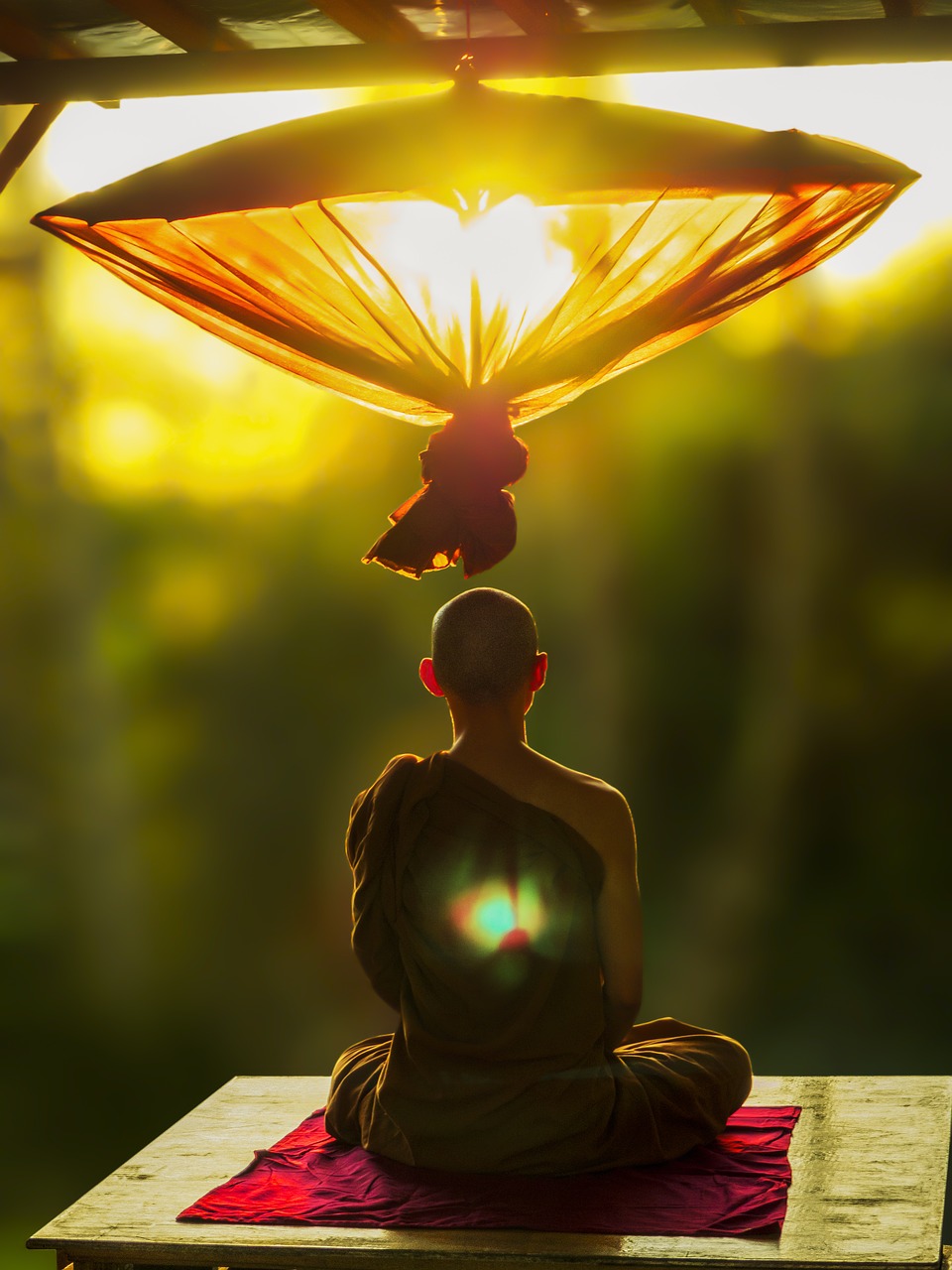 Image - theravada buddhism meditate umbrella