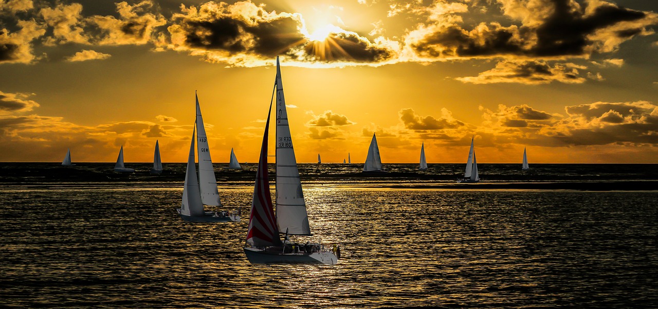 Image - nature landscape lake sea sail