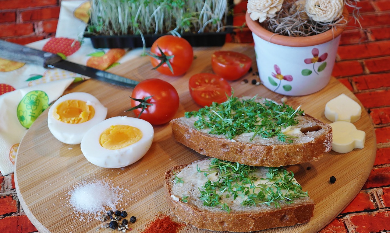 Image - cress cress bread bread