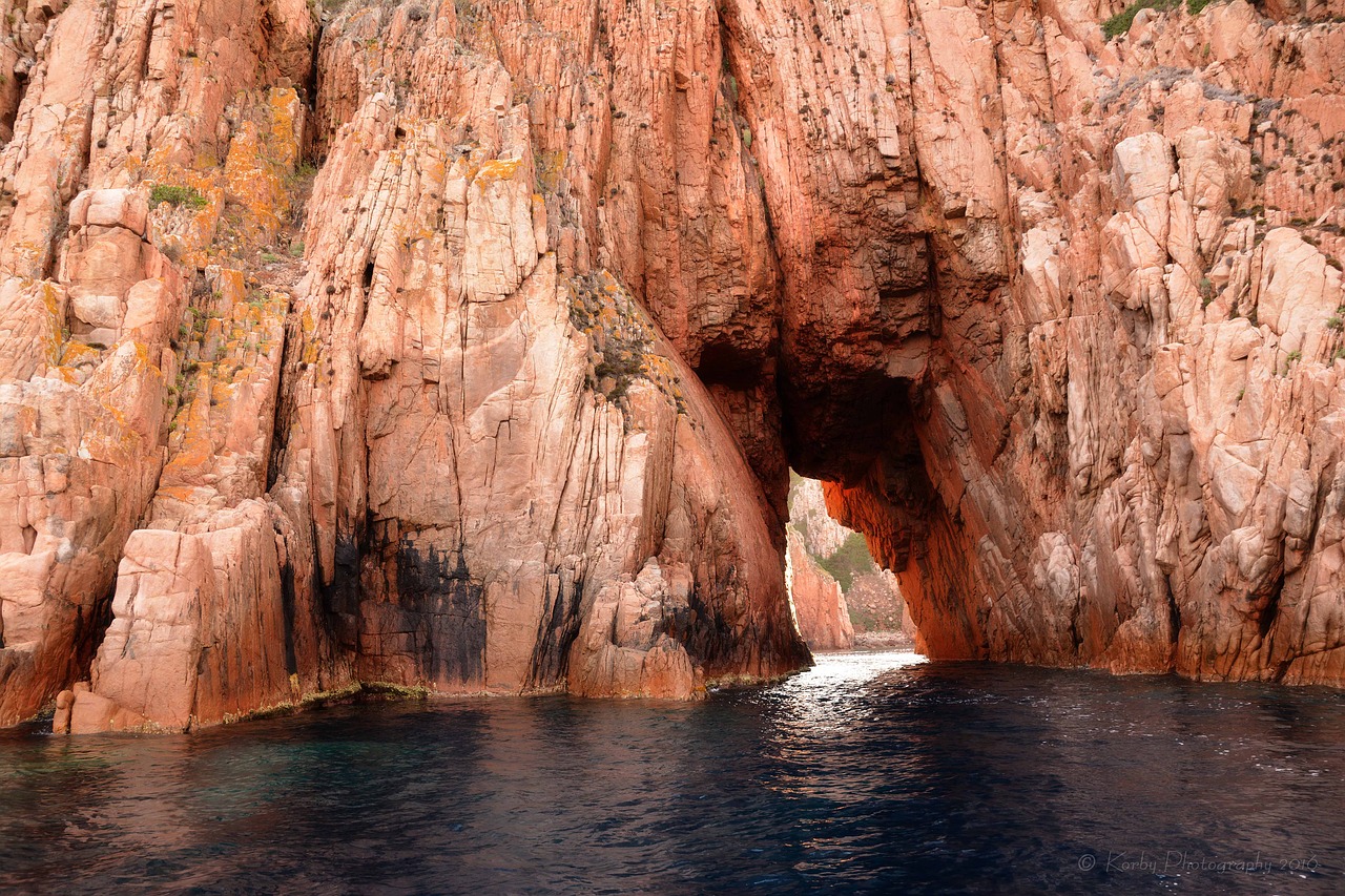 Image - rock cave water sea navigation