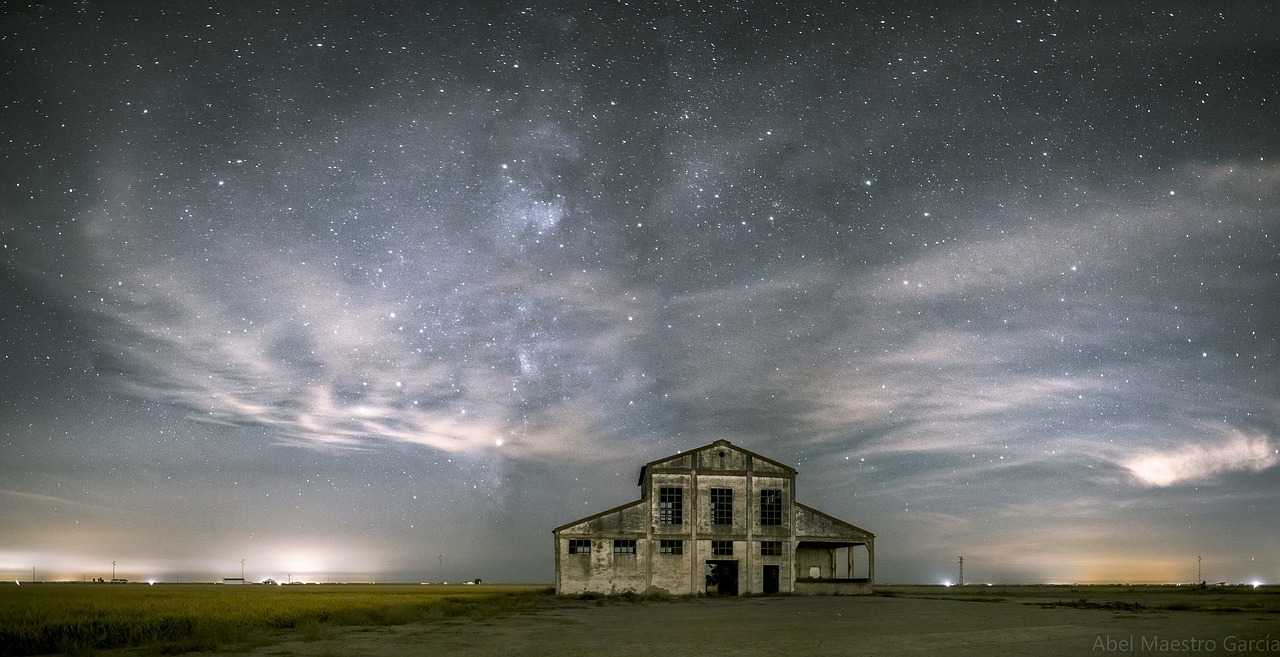 Image - night sky milky way stars cosmos