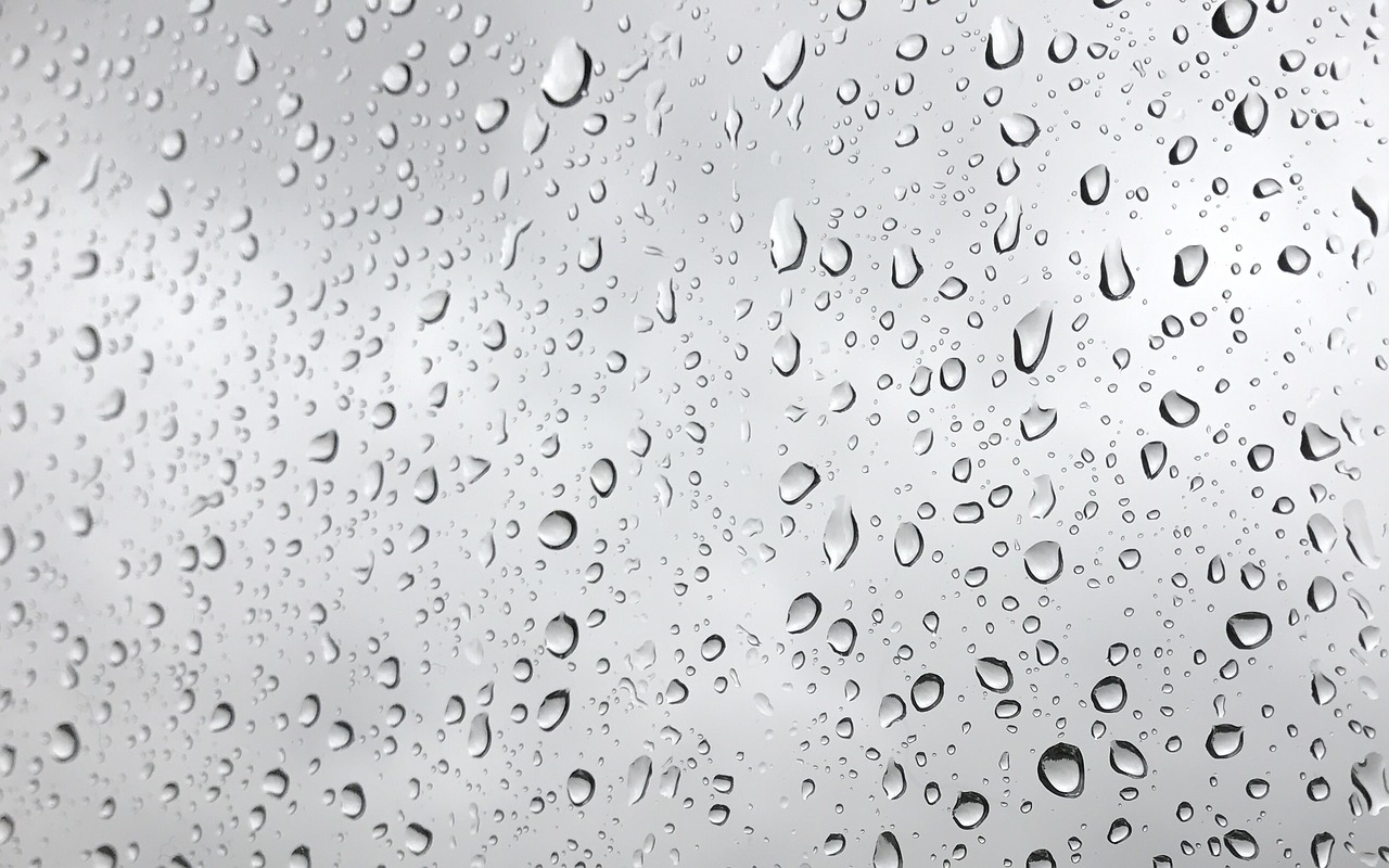 Image - raindrops rain weather wet water